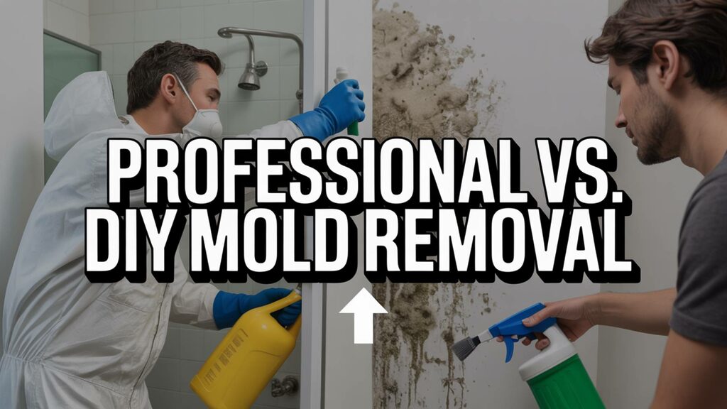 professional vs. diy mold removal