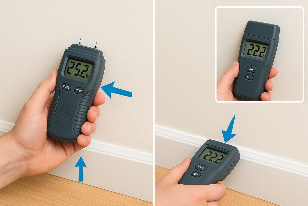 moisture meter drywall testing hidden mold detection canada