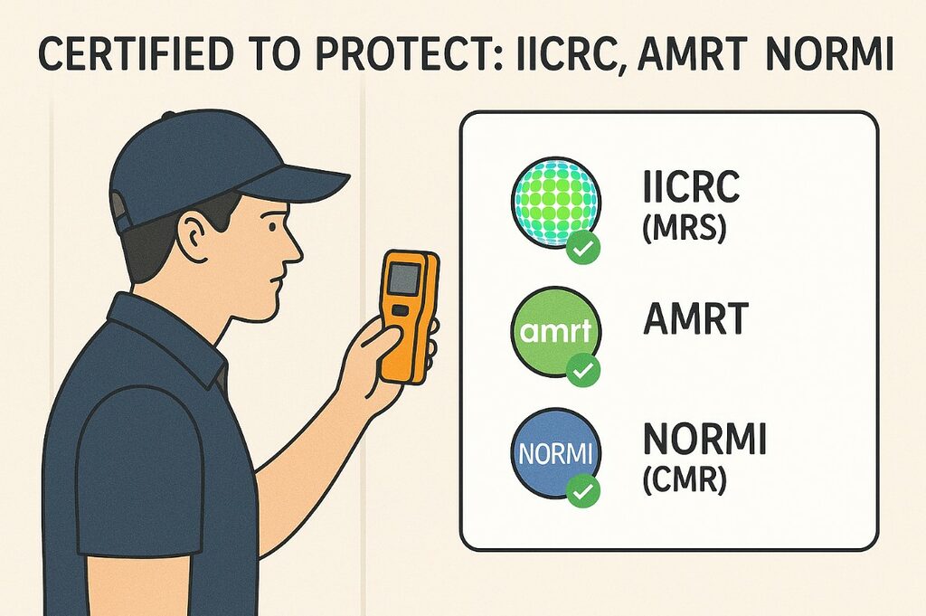 mold remediation certifications checklist