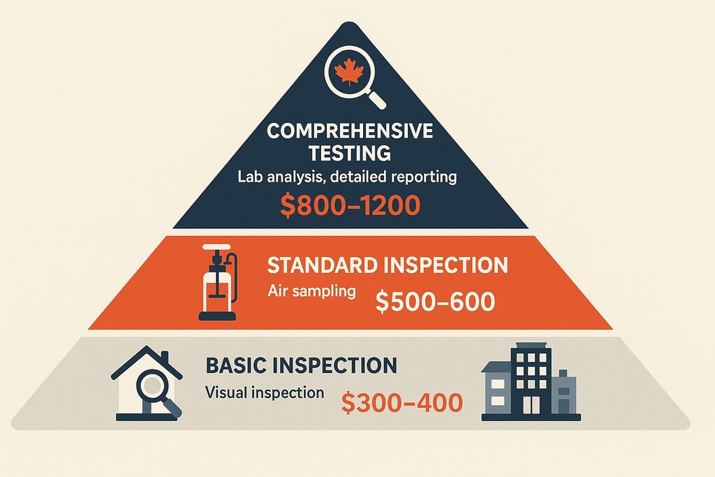 canada mold inspection pricing guide