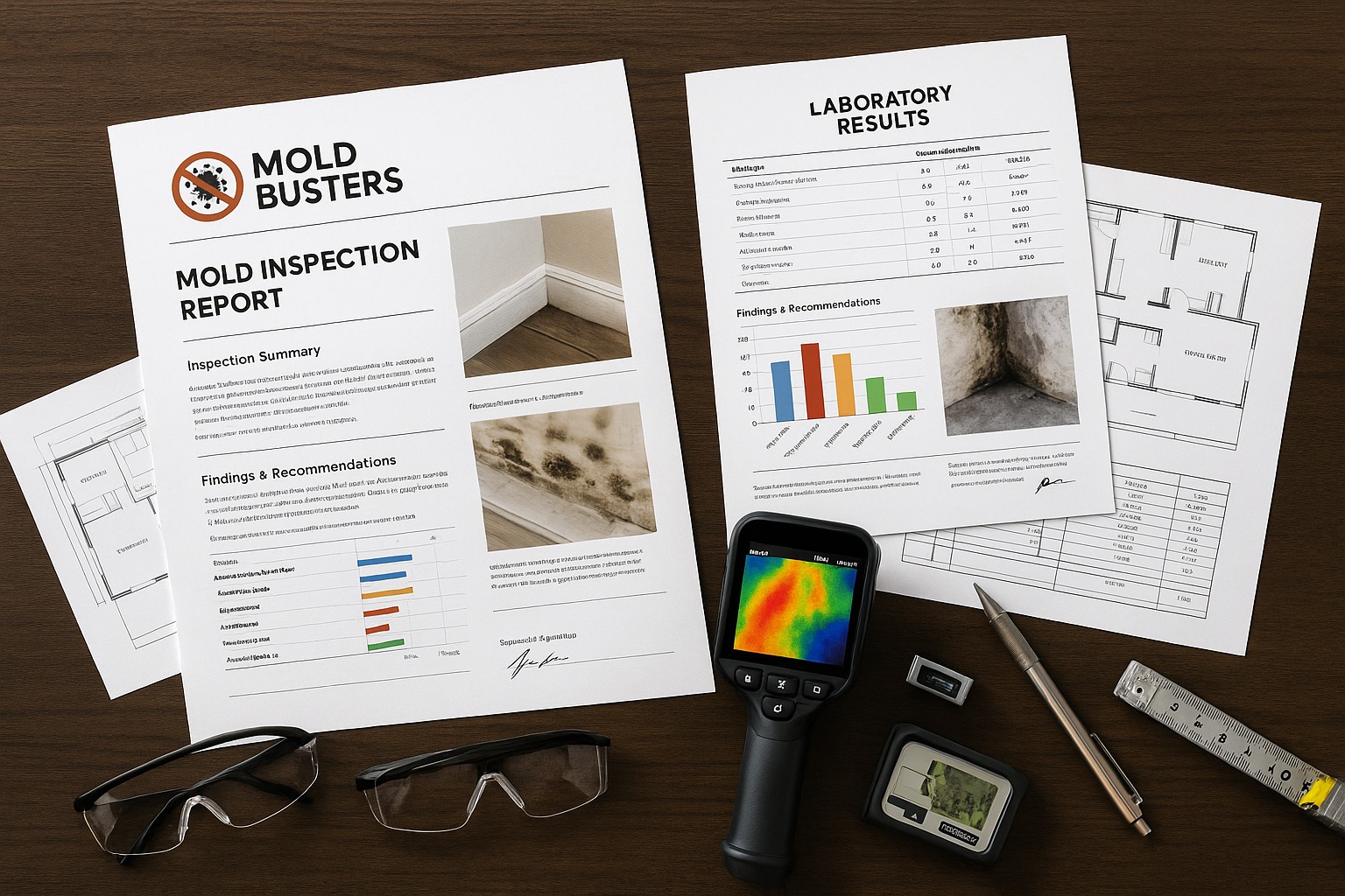 mold inspection report sample canada