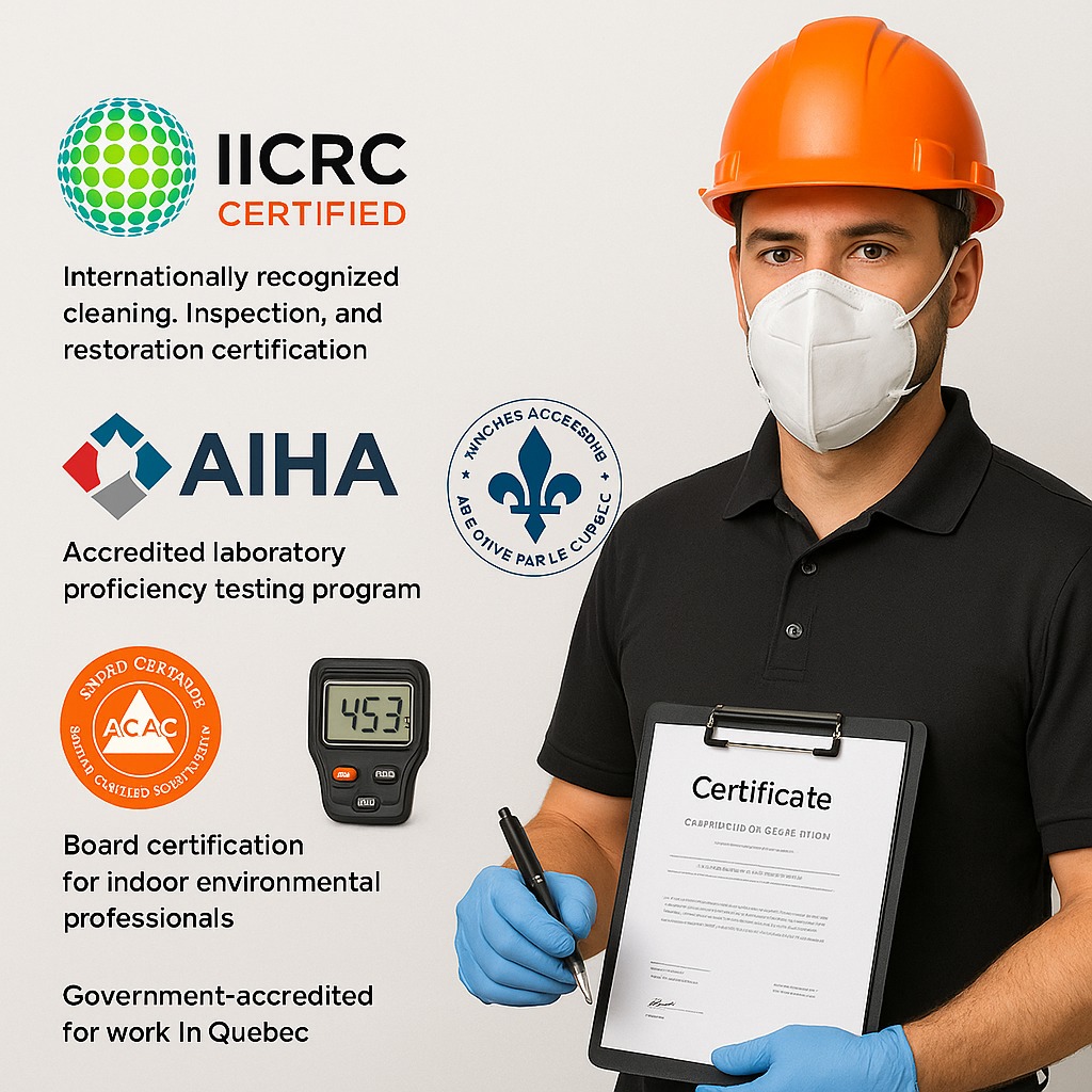 mold inspector certifications canada