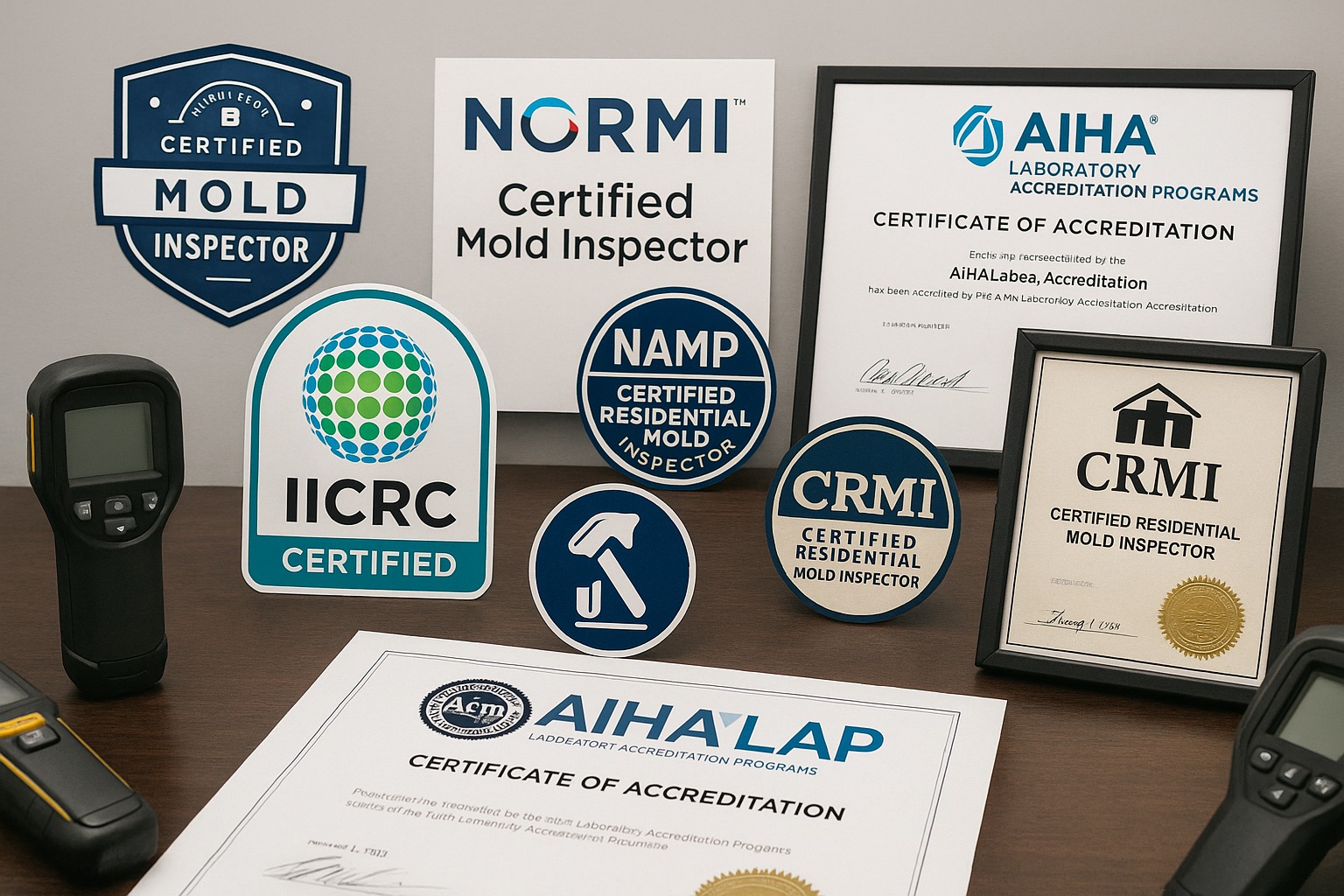 IICRC NORMI NAMP mold inspector certifications