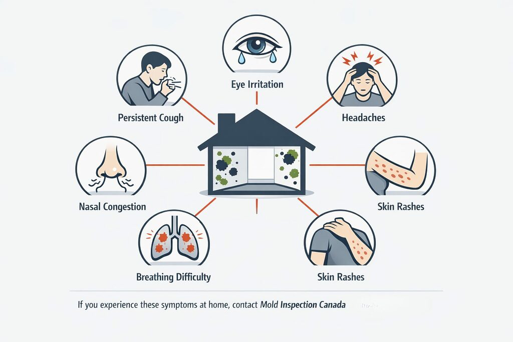 mold exposure health symptoms diagram canada