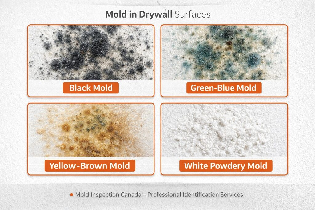 mold on drywall identification guide